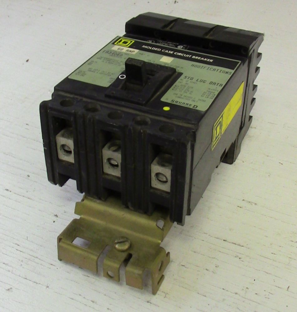 Square D 3 Pole 60 Amp Type FA I-Line Breaker