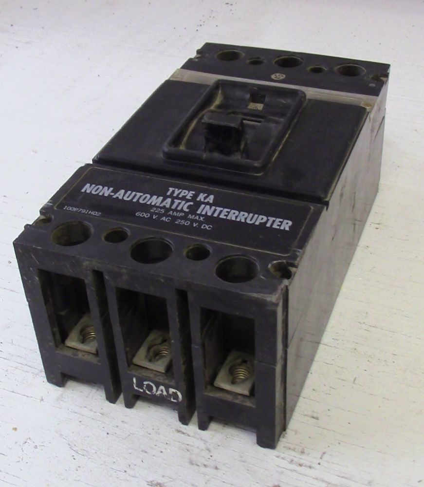 Disjoncteur Westinghouse 3 pôles 225 A KA