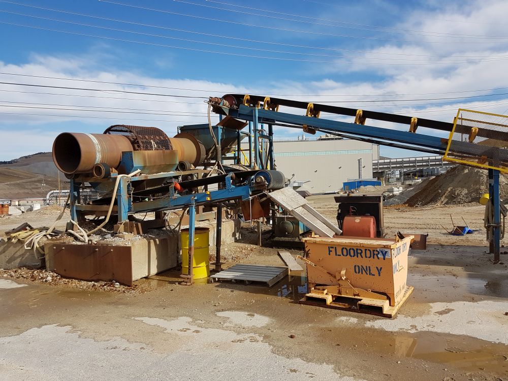 Usine de lavage à trommel de 30 po x 12 pi