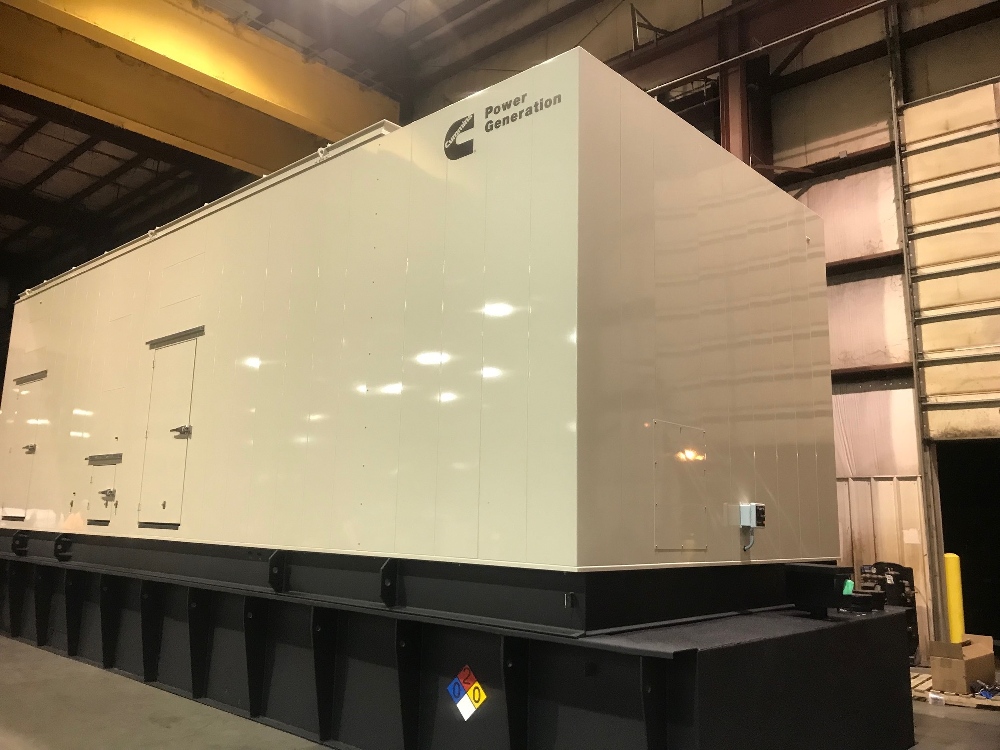 Générateur diesel Cummins QSK-60 de 2 250 kW