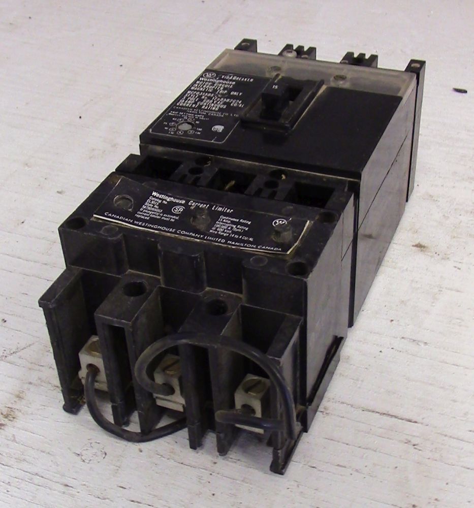 Westinghouse 3 Pole 15 Amp MCP Breaker