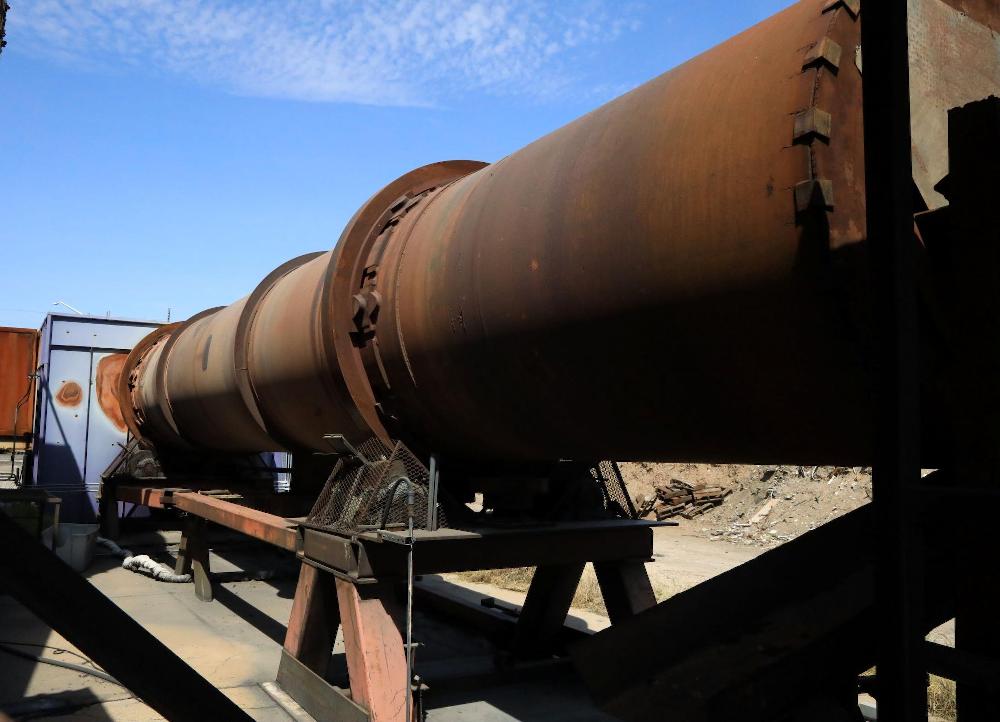 6ft Dia. x 45ft Long Rotary Kiln Incinerator
