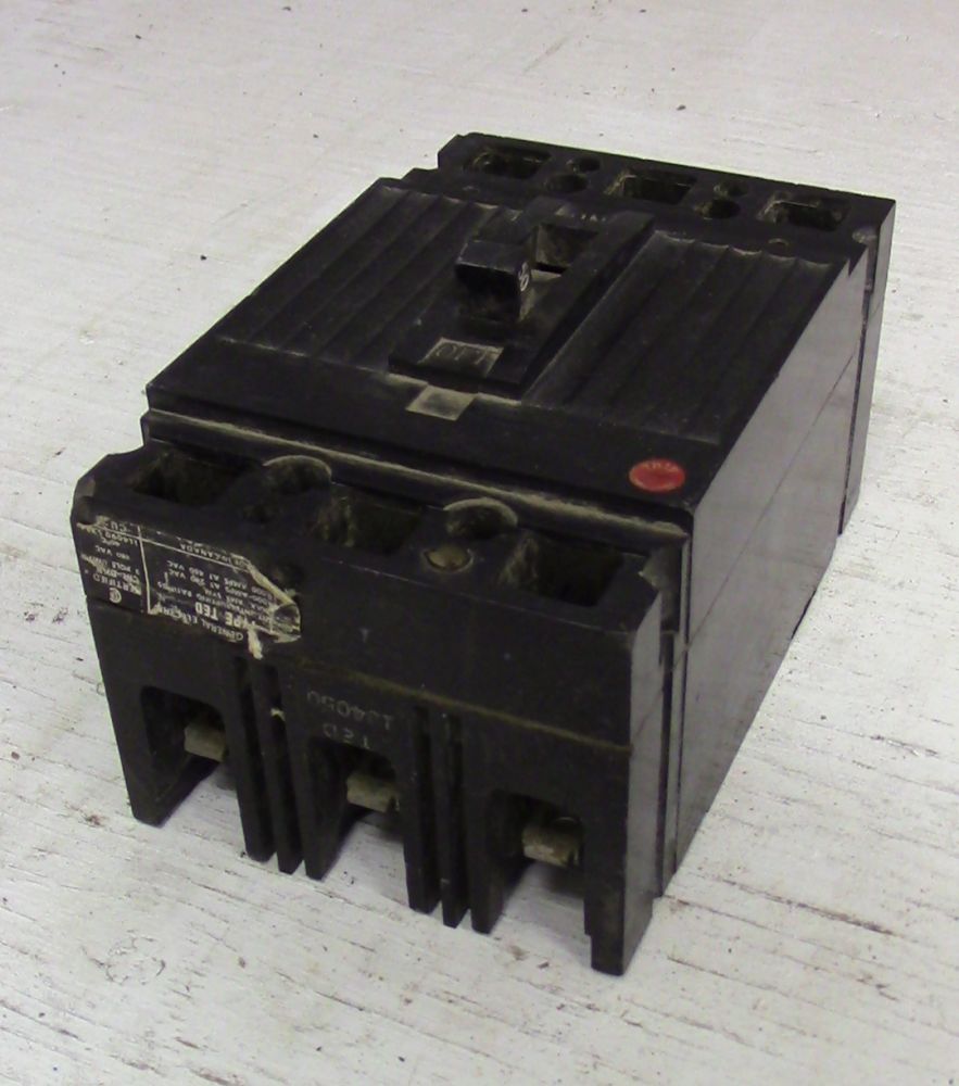 General Electric 3 Pole 50 Amp TED Breaker