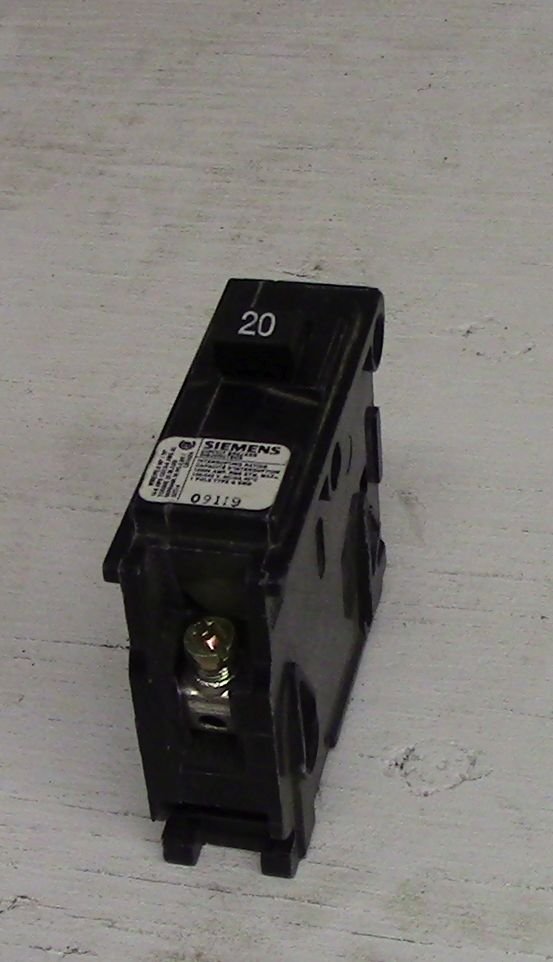 Siemens 1 Pole 20 Amp Push-in Breaker