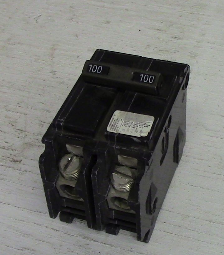 Interruptor Siemens de 2 polos 100 Amp