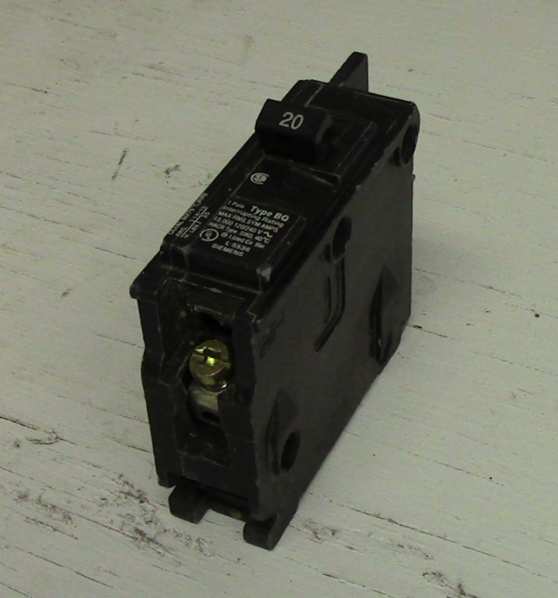 Siemens 1 Pole 20 Amp Bolt-on Breaker