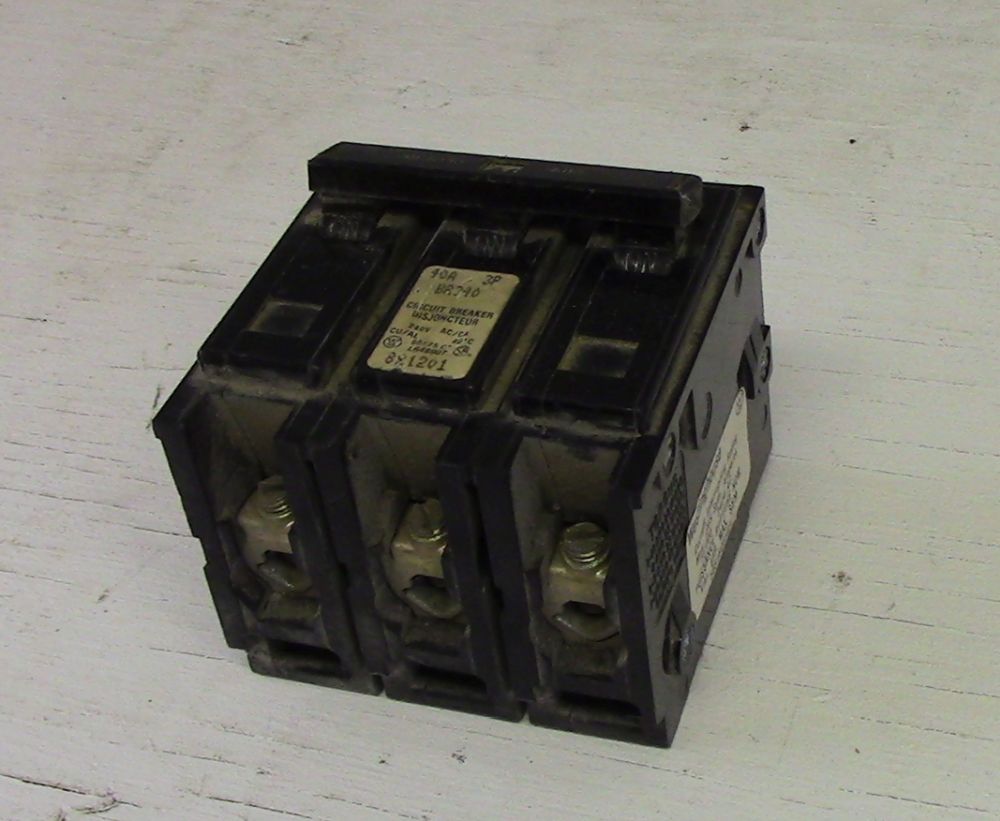 Westinghouse 3 Pole 40 Amp Push-in Breaker