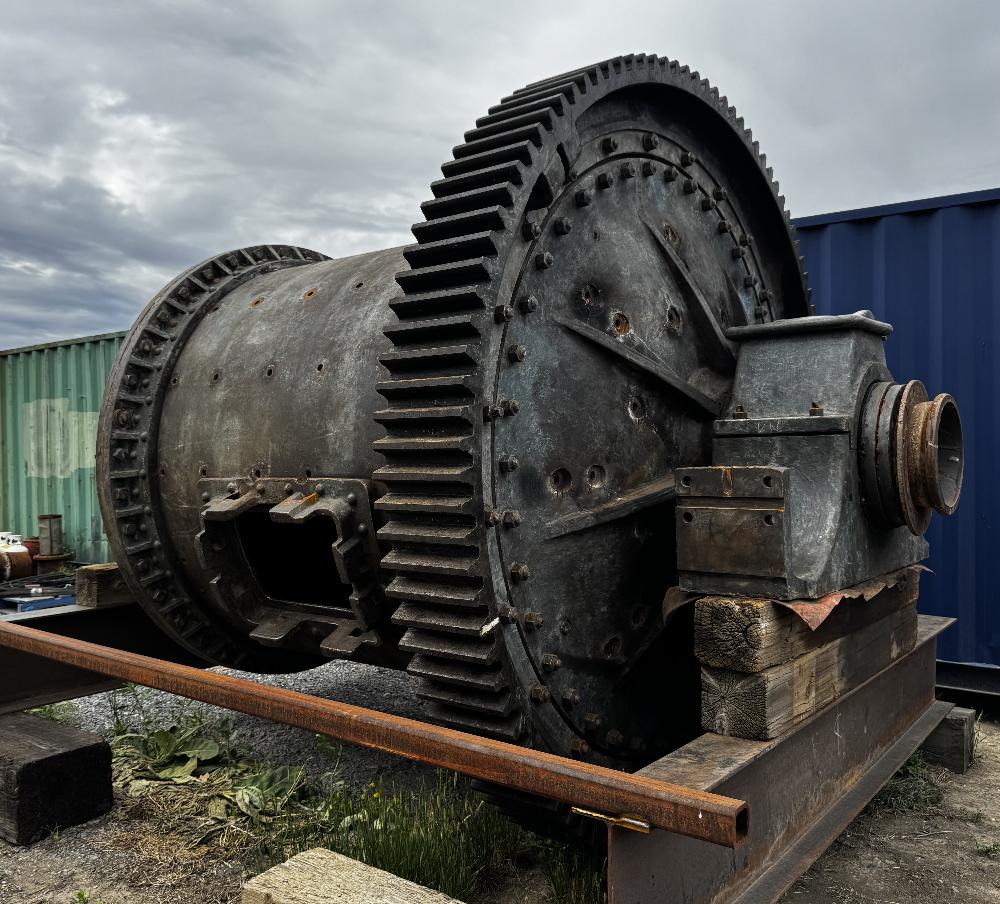 6ft Dia. x 6ft Long Traylor Ball Mill