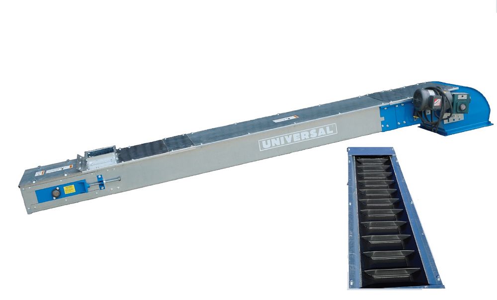 Universal Industries 16 in x 25 ft Channel Conveyor