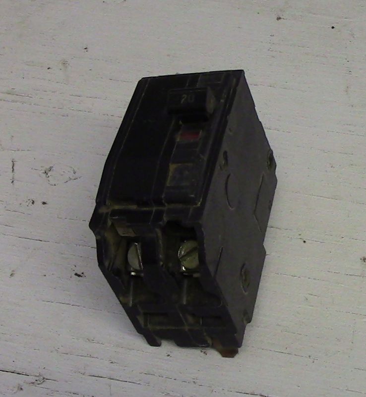 Square D 2 Pole 20 Amp Bolt-on Breaker