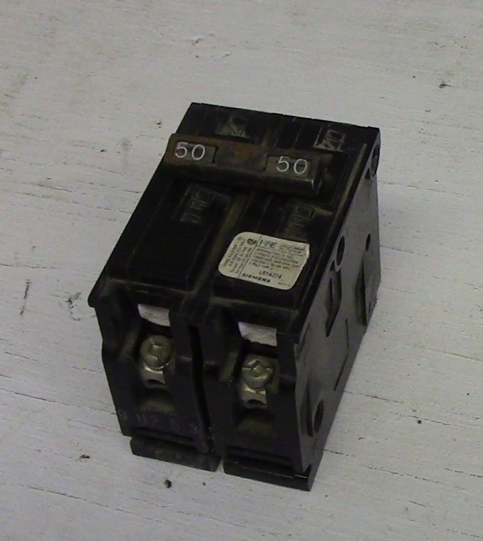Siemens 2 Pole 50 Amp Push-in Breaker