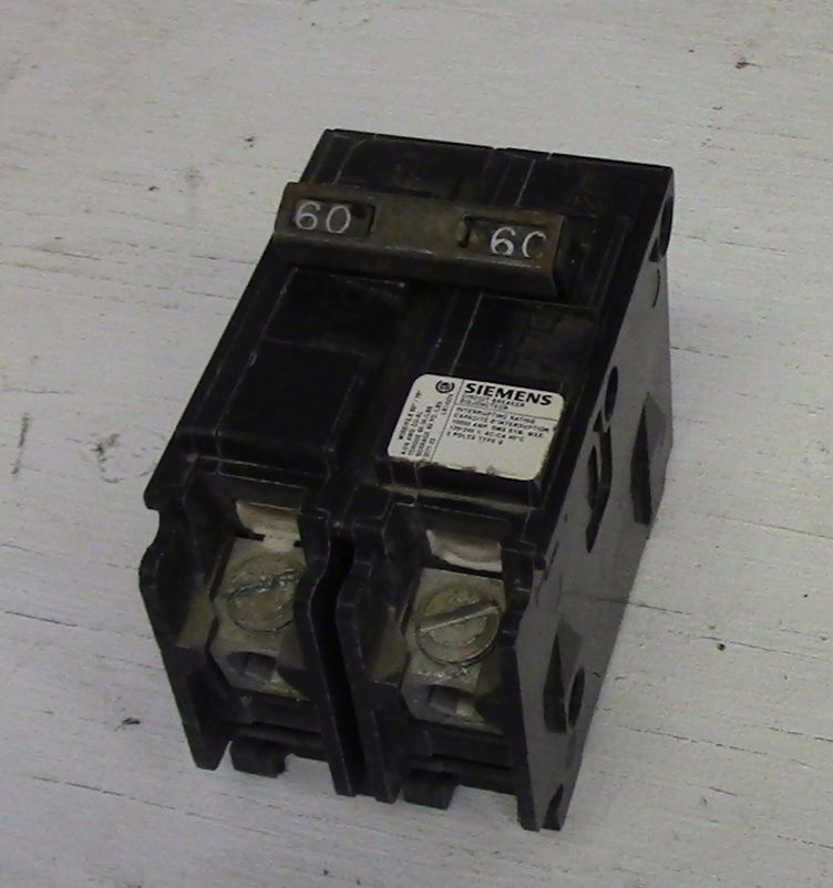 Siemens 2 Pole 60 Amp Push-in Breaker