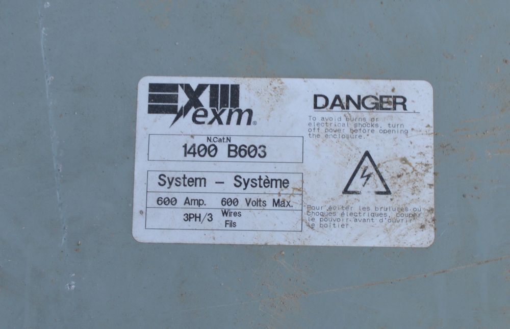 Boîte répartitrice EXM 600 A