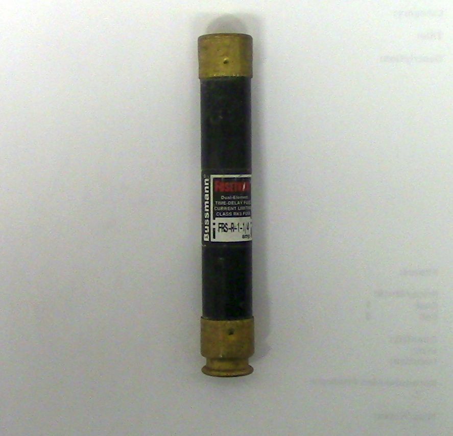 Fusible Cooper Bussman de 1.25 amp Clase RK5