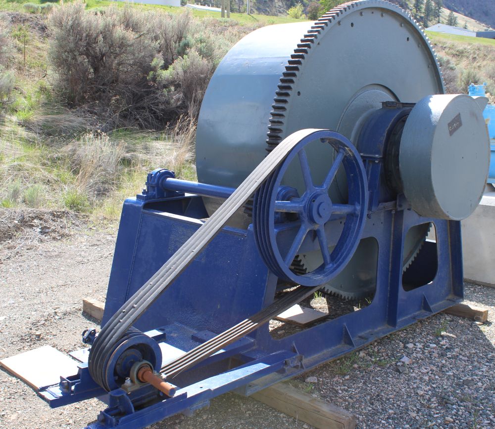 Skid Mounted 6.5 ft x 30 in Ball Mill