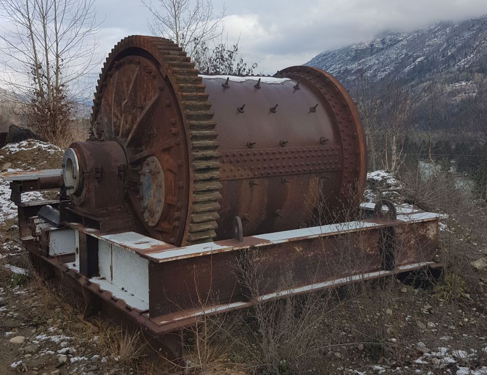 6 ft. x 6 ft. Rubber Lined Ball Mill