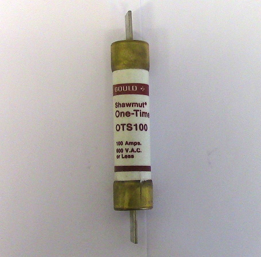 Fusible Un Solo Tiempo Gould de 100 Amp