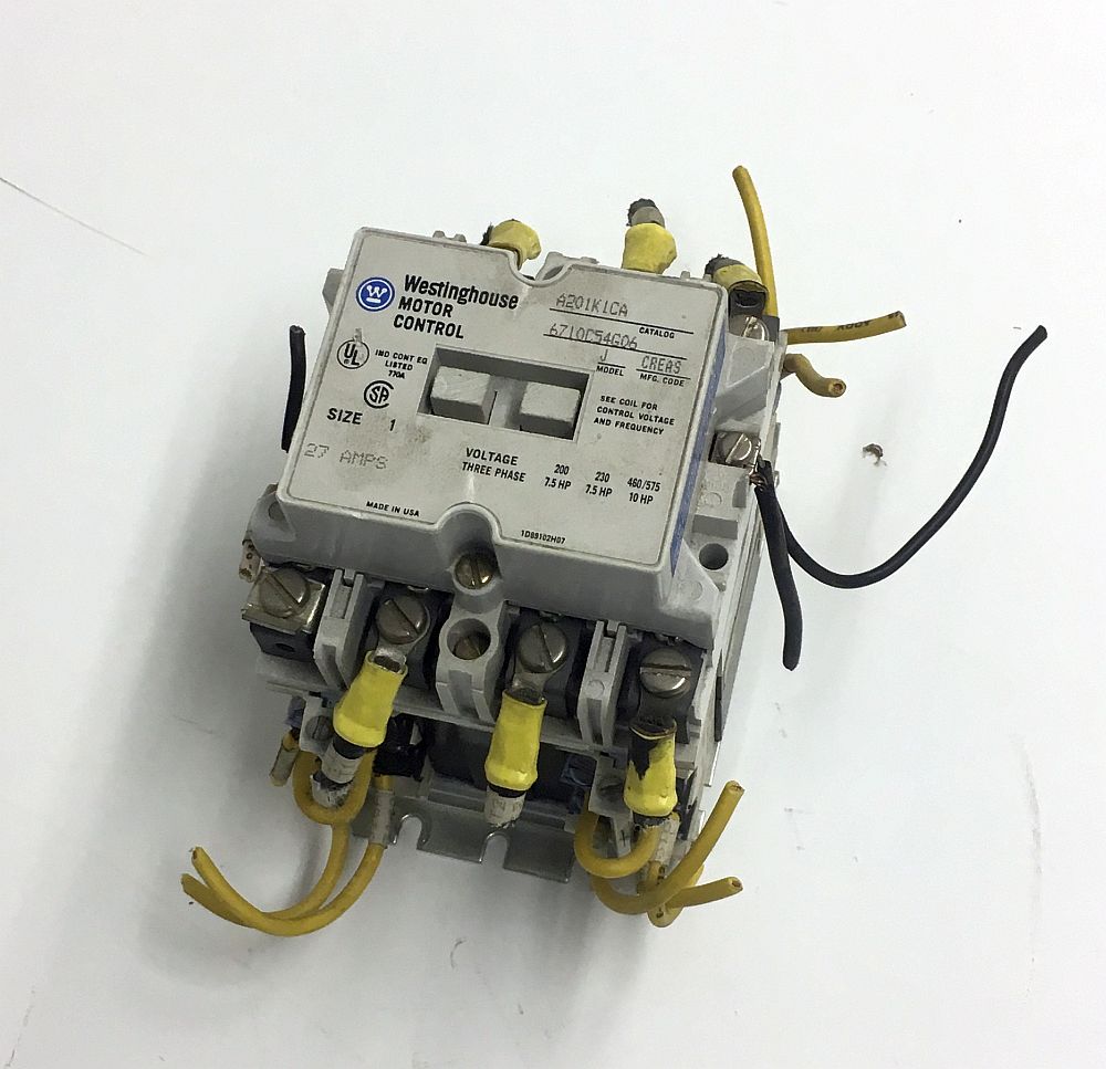 Westinghouse Model J Size 1 Motor Starter