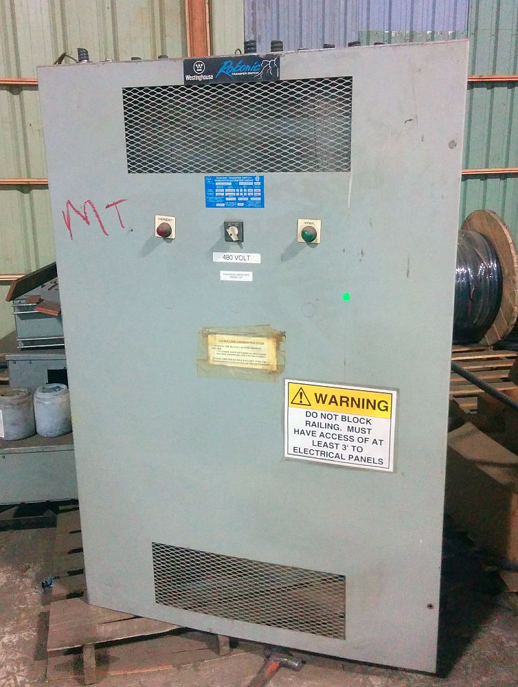 Westinghouse 800 Amp Robonic Transfer Switch