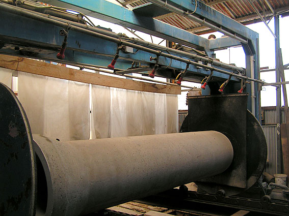 Usine de tuyaux en béton