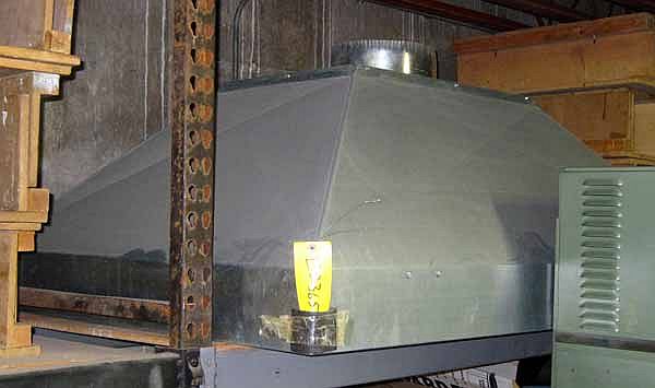 Galvanized Exhaust Hood