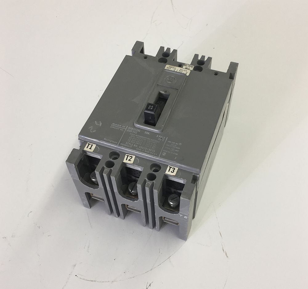 Westinghouse 3 Pole 20 Amp Breaker