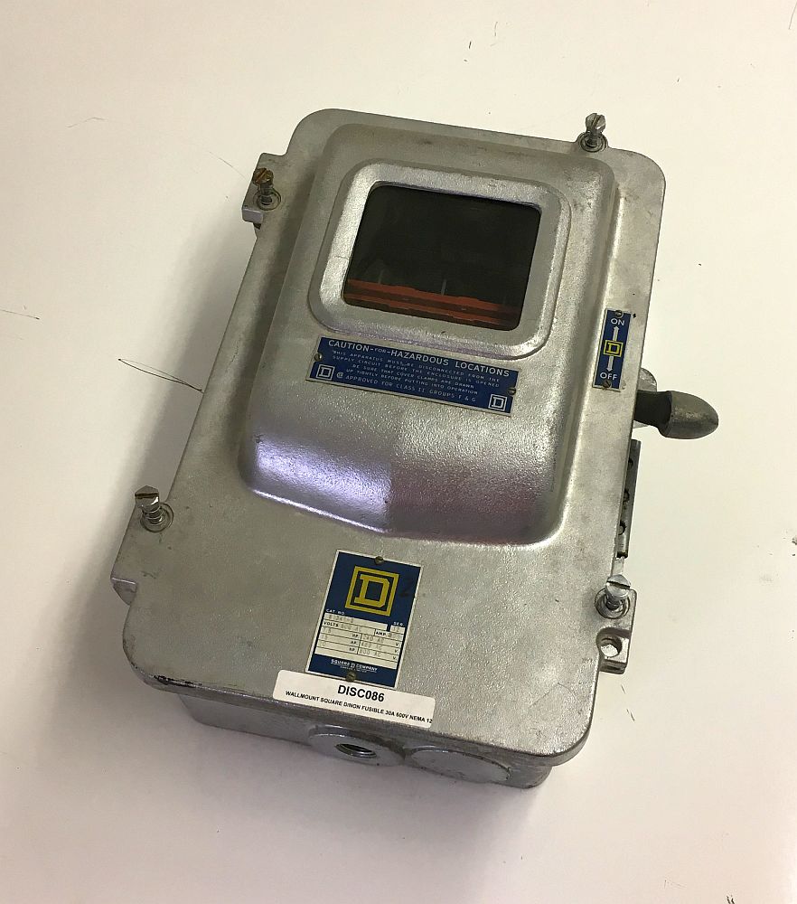 Desconector Fusible Square D Aprueba de Explosión de 30 Amp