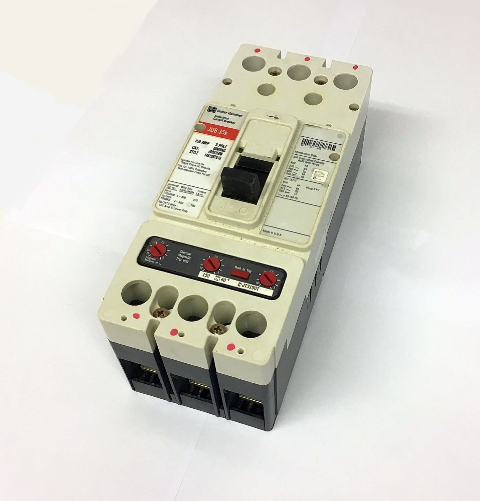 Cutler Hammer 3 Pole 150 Amp JDB Breaker