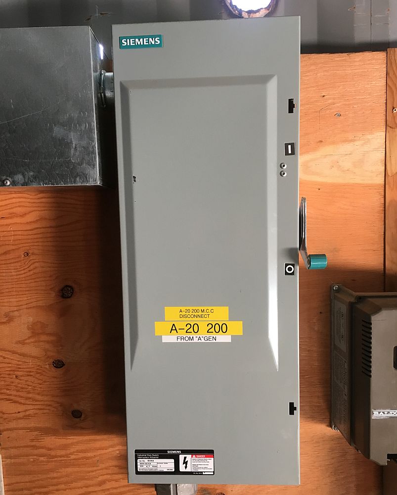 Débranchement par fusible Siemens 200 A 600 V