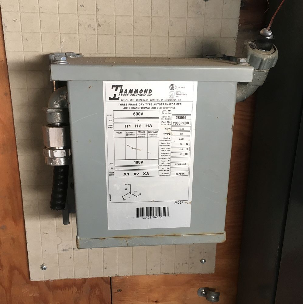 Hammond 6 kVA Wall Mount Transformer