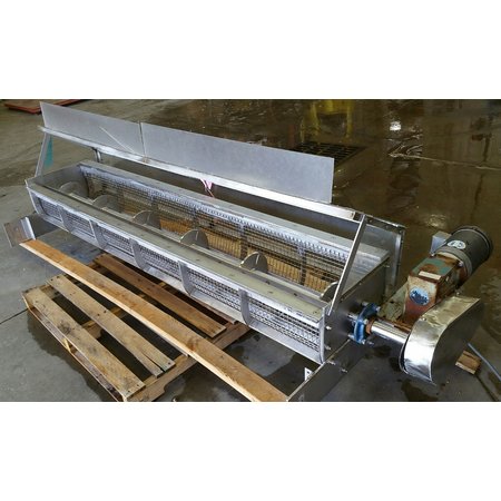 Granulateur en acier inoxydable 14 po x 91 po