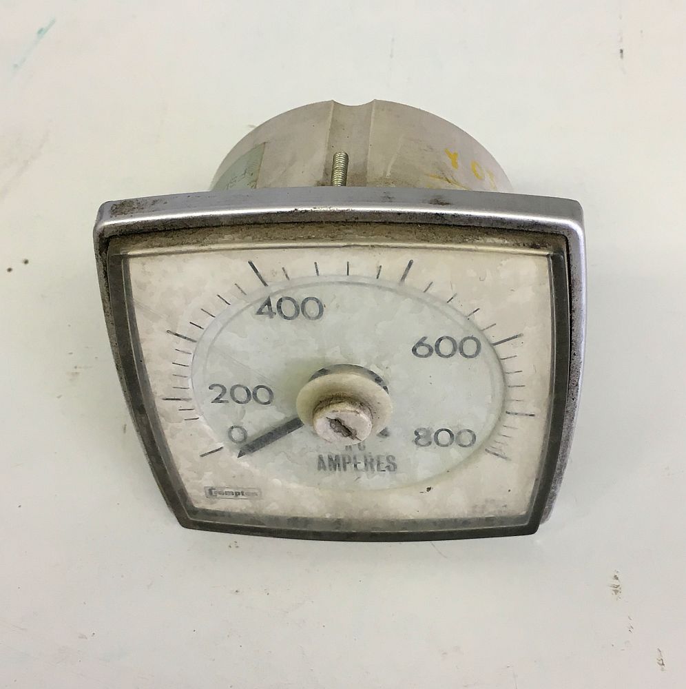 Crompton 0-800 Amp Analog Ammeter