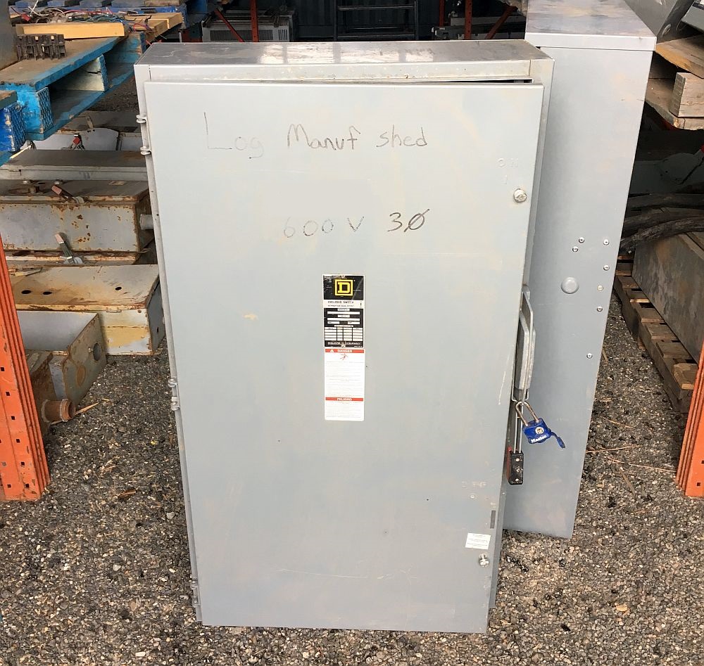 Square D 600 Amp 600 V Fusible Disconnect