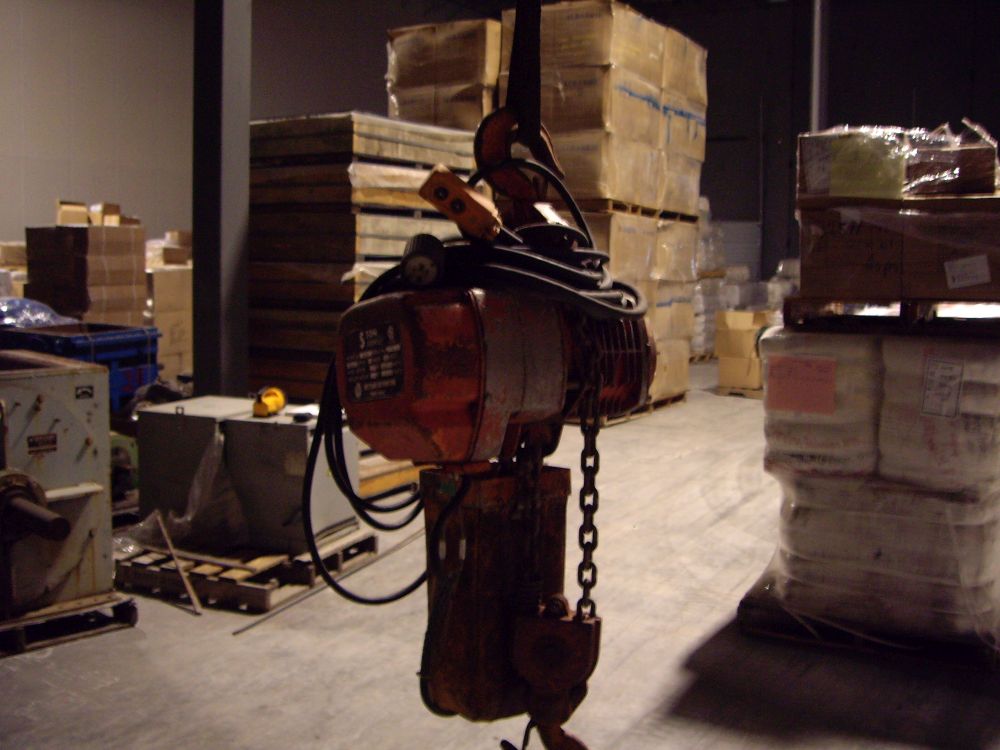 Palan électrique à chaîne Kito 5 tonnes