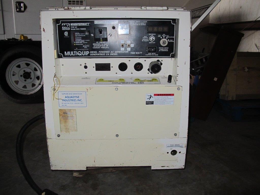 Générateur diesel Whisperwatt DAC7000SS