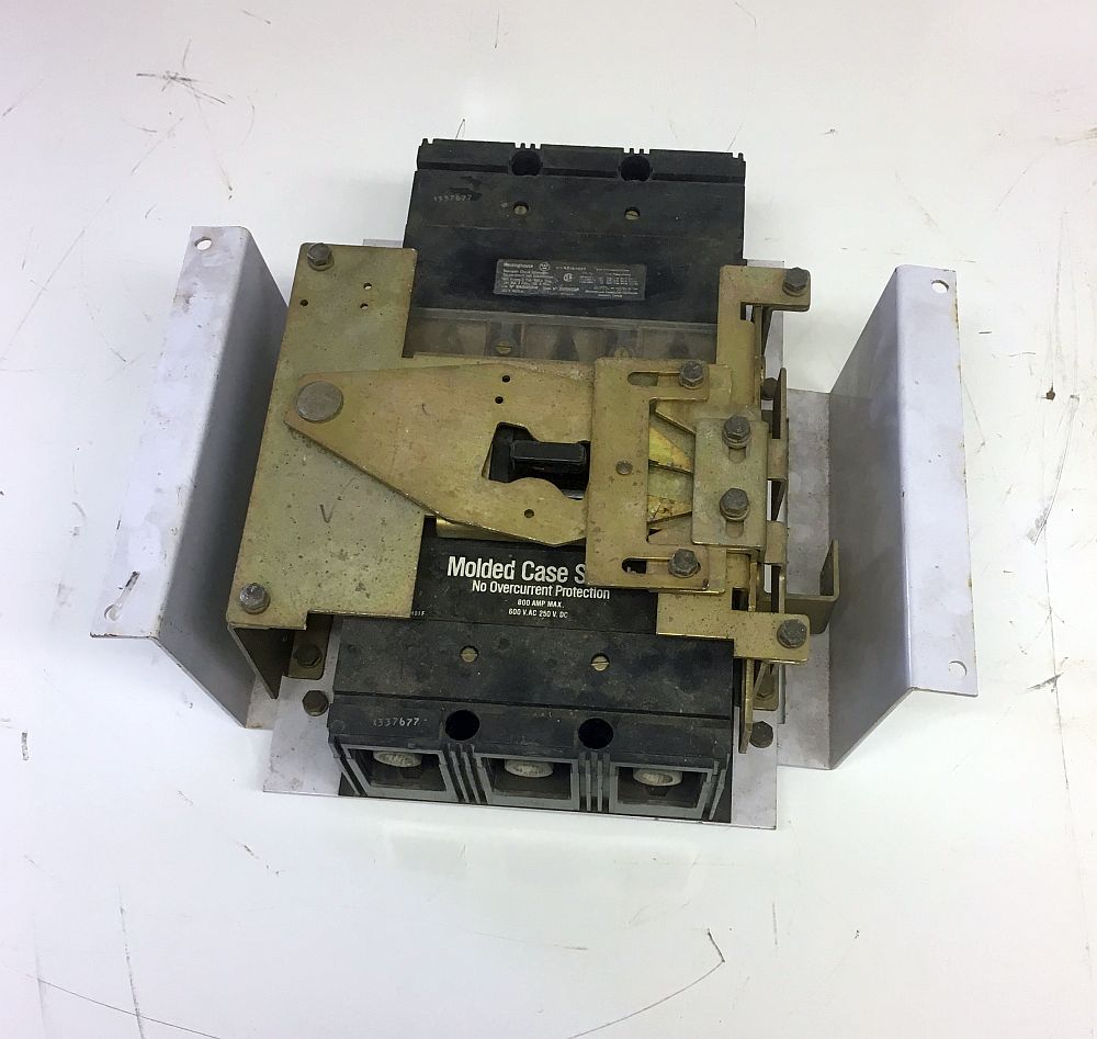 Interruptor Westinhouse de 3 polos 800 amp