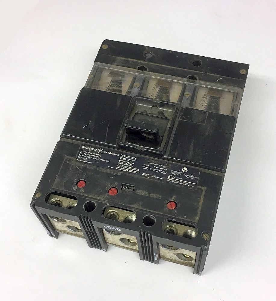 Westinghouse 3 Pole 600 Amp LA Frame Breaker