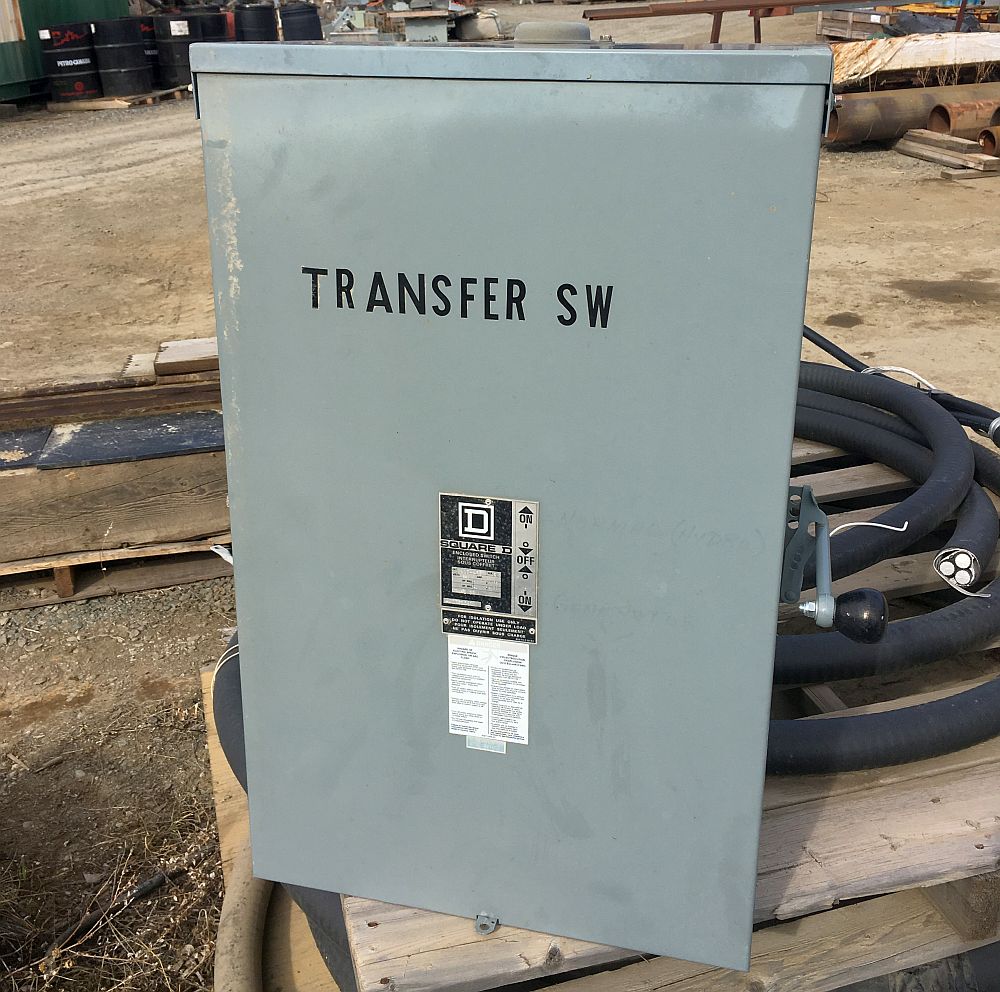 Square D 200 Amp Manual Transfer Switch