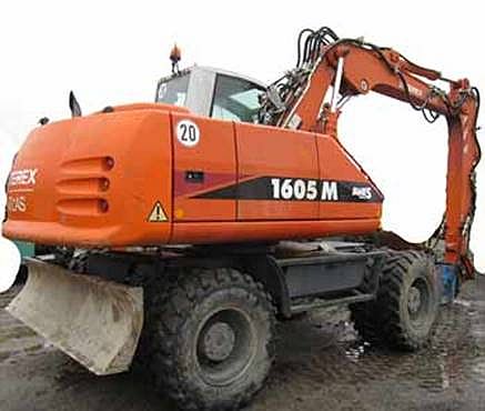 Terex 1605M Mobile Excavator