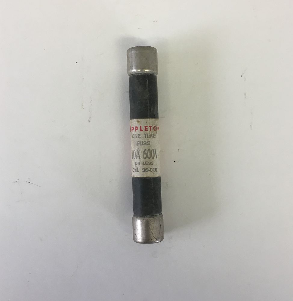 Fusible de un solo uso Appleton de 10 amperios
