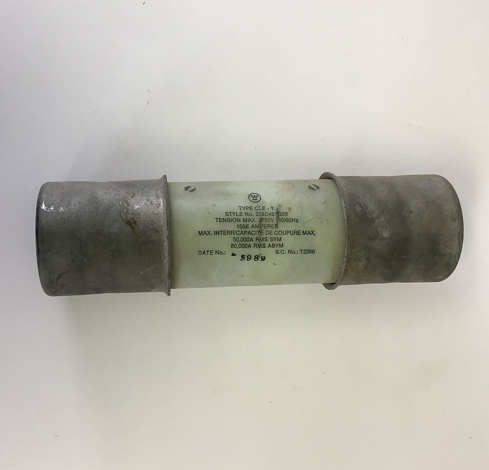 Fusible de alto voltaje Westinghouse de 150 amperios