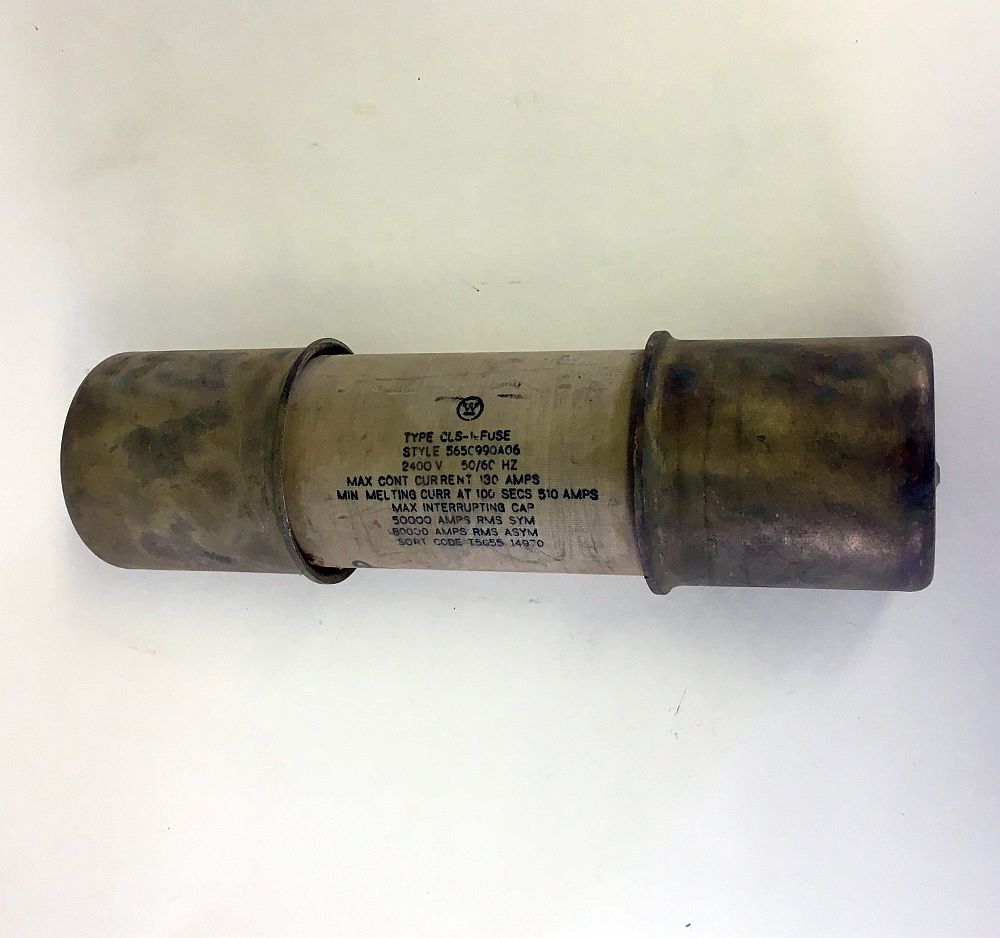 Fusible de alto voltaje Westinghouse de 130 amperios