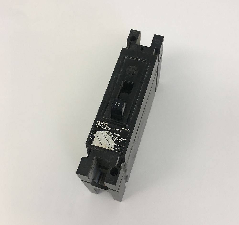 Westinghouse 1 Pole 20 Amp FB Breaker