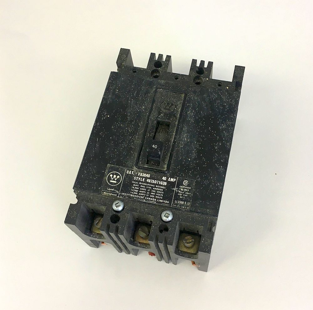 Disjoncteur Westinghouse 3 pôles 40 A FB