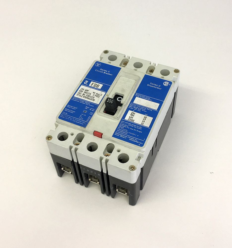 Westinghouse 3 Pole 150 Amp FDB Breaker