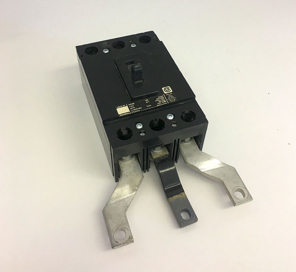 Interruptor Principal de Panel Westinhouse de 3 polos 150 Amps