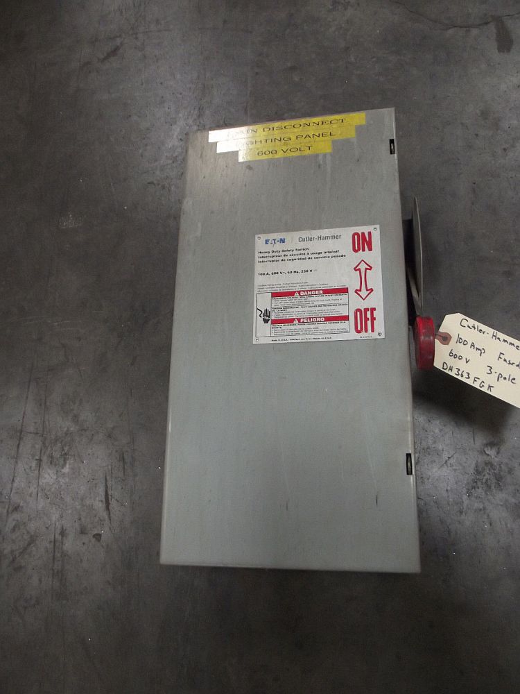Cutler Hammer 100 Amp Disconnect