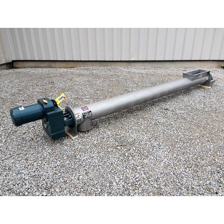 KWS Convoyeur à vis en acier inoxydable de 9 po x 12 pi
