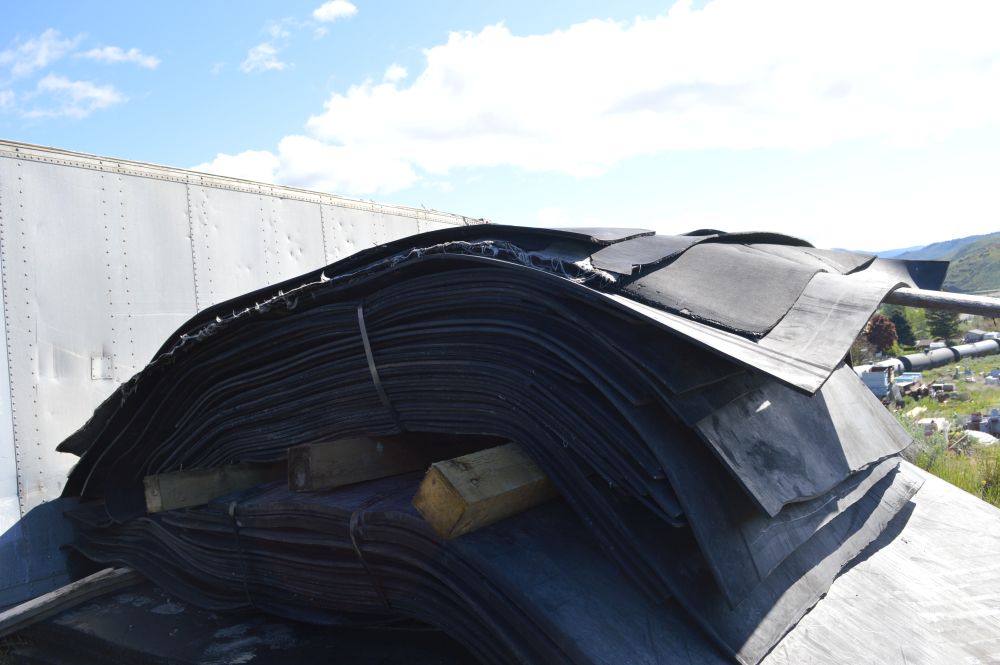 8 ft. 2 in. x 10 ft. Rubber Belting Pieces