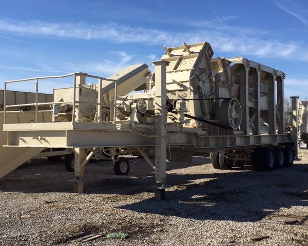 Portable Hazemag APSE1313 Impact Crushing Plant